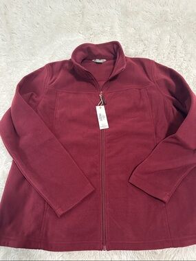🥕 NWT Natural Reflections Fleece Jacket